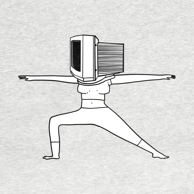 Coder shirt computer yoga by avogel